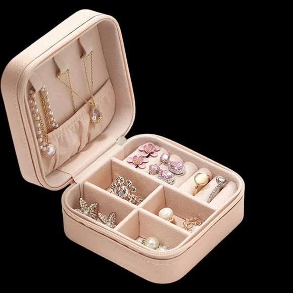Elegant Pink Jewelry Box - Picture 1 of 4
